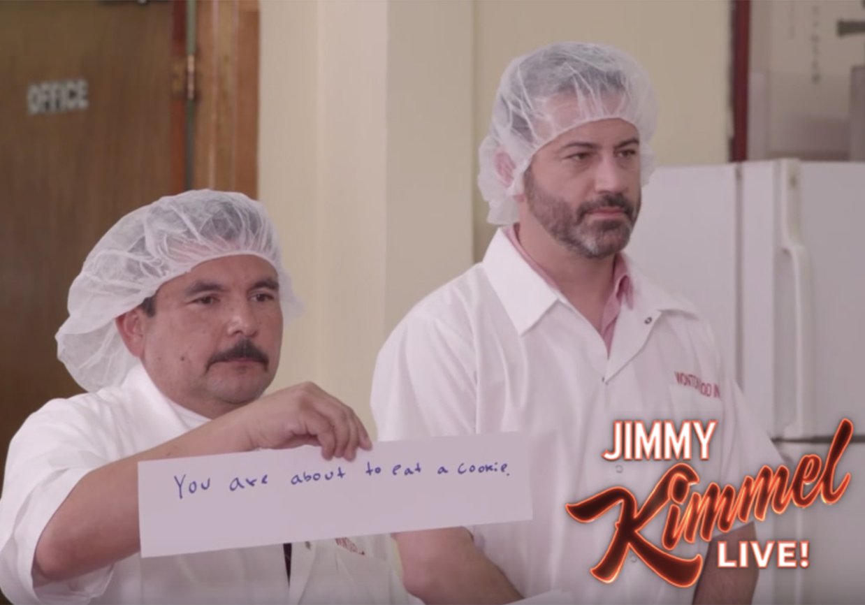 Jimmy Kimmel & Guillermo at a Fortune Cookie Factory